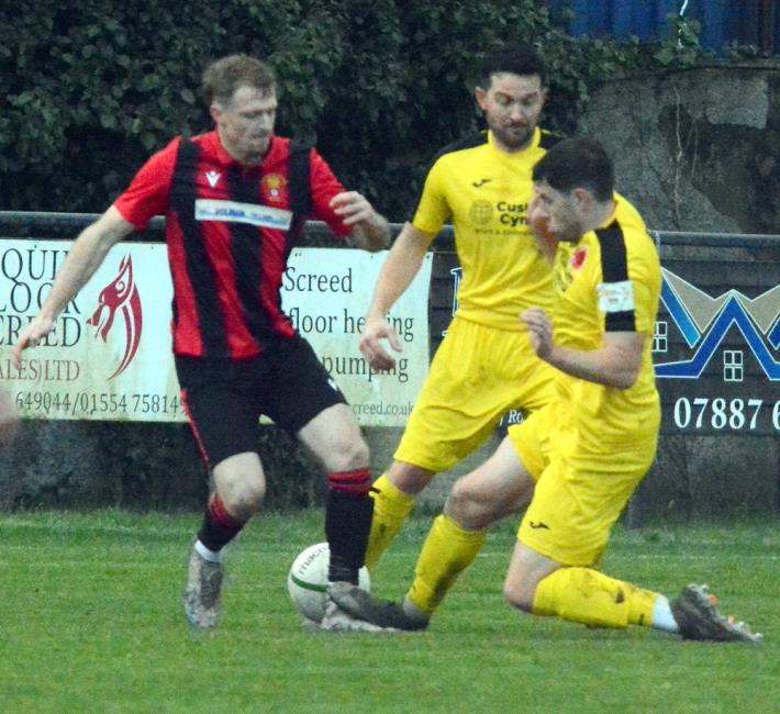 Rhys Dalling pulled one back for Goodwick who lost at home against Penrhyncoch in the FAW Amateur Trophy